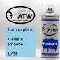 Preview: Lamborghini, Celeste Phoebe, LAM: 400ml Sprühdose, von ATW Autoteile West.